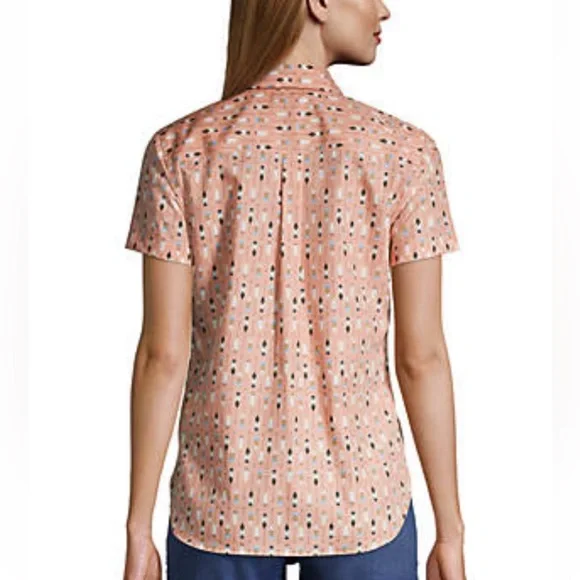 NWT (3 shirts) Lands’ End No Iron Supima Cotton Short Sleeve Shirt, Size 12 - Picture 4 of 14